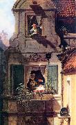 Carl Spitzweg Der abgefangene Liebesbrief oil on canvas